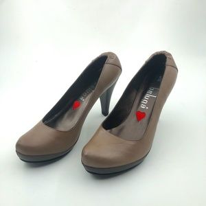 HANDMADE LEATHER WOMAN HEELS